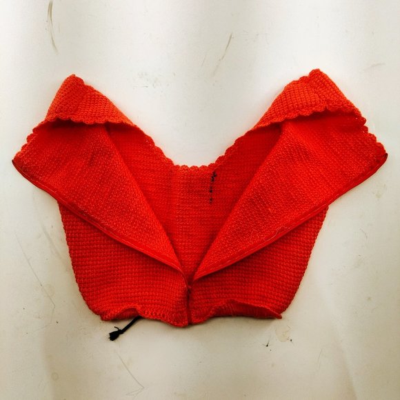 Hand-Knit Vintage Corset Top - Picture 3 of 4